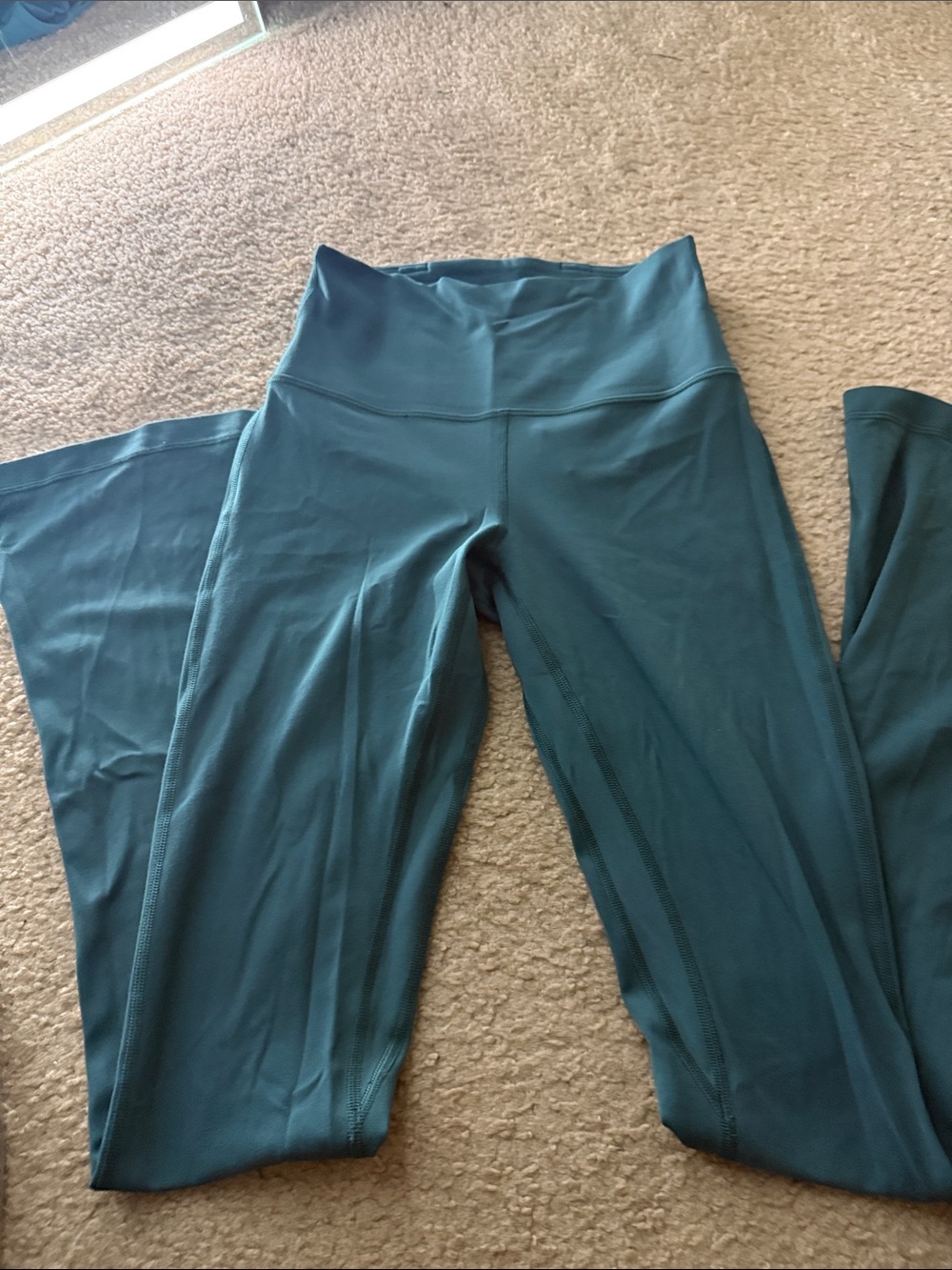 lululemon athletica High-Waist Teal Flare Leggings